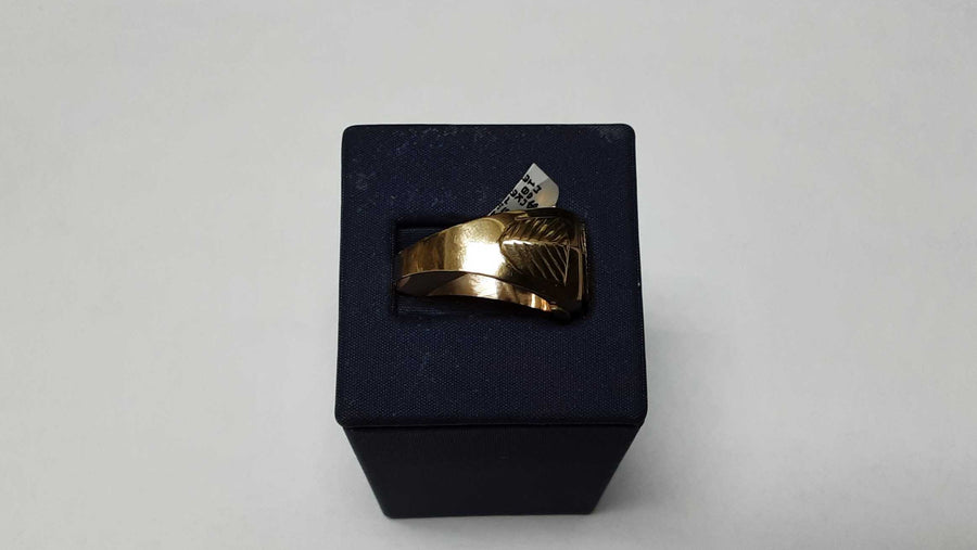 Men's Ring - Yellow Gold 18k (.750) 9 grams Size 20