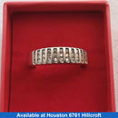 Ring - Wedding Band - White Gold 14k (.585) 7.6 grams Size 13