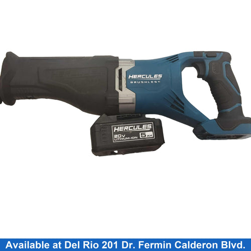 Hercules Hcb751b Blue Cordless Reciprocating Saw