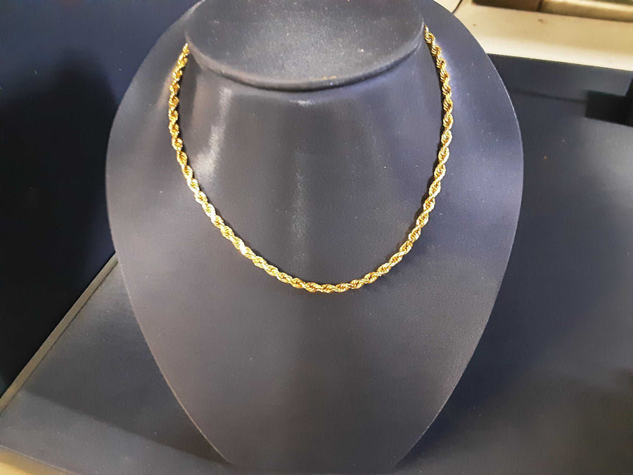 Rope Chain - Yellow Gold 14k (.585) 12.3 grams 20 inch