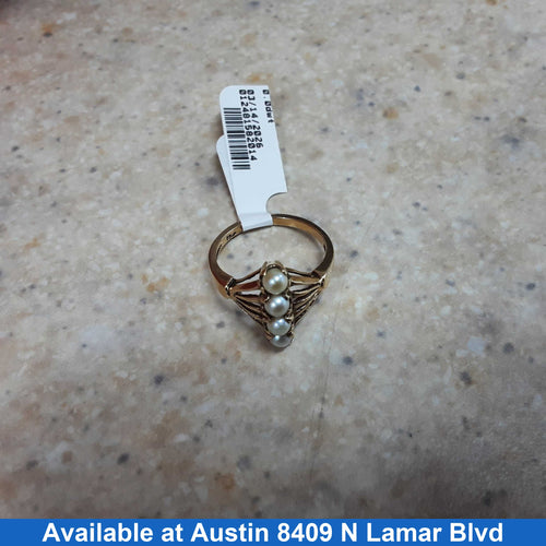 Women's Ring - Yellow Gold 10k (.417) 2.5 grams Size 10