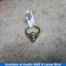 Women's Ring - Yellow Gold 10k (.417) 2.5 grams Size 10
