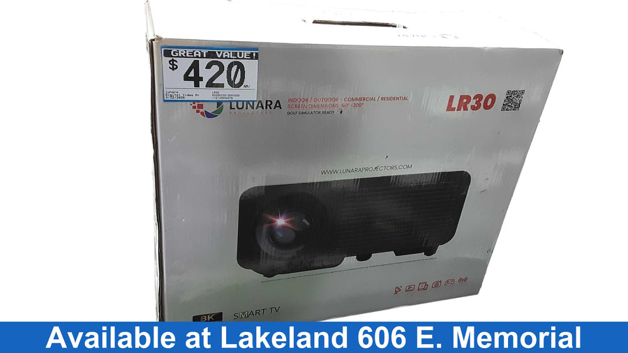 Lunara Lr30 Black Home Media Projector