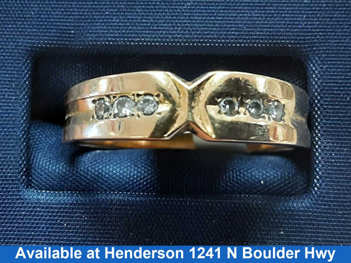 Men's Ring - Yellow Gold 18k (.750) 4.9 grams Size 9