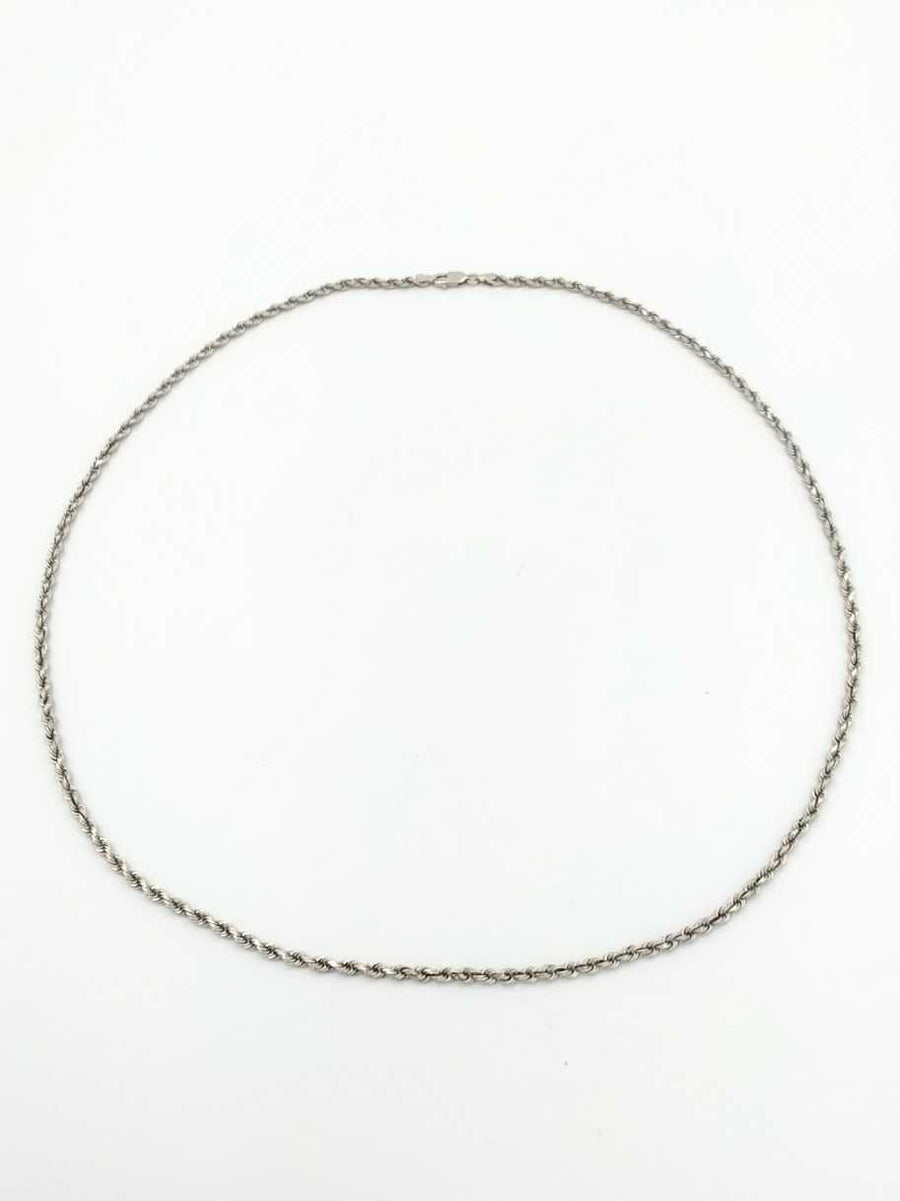 Rope Chain - White Gold 10k (.417) 12.1 grams 22 inch