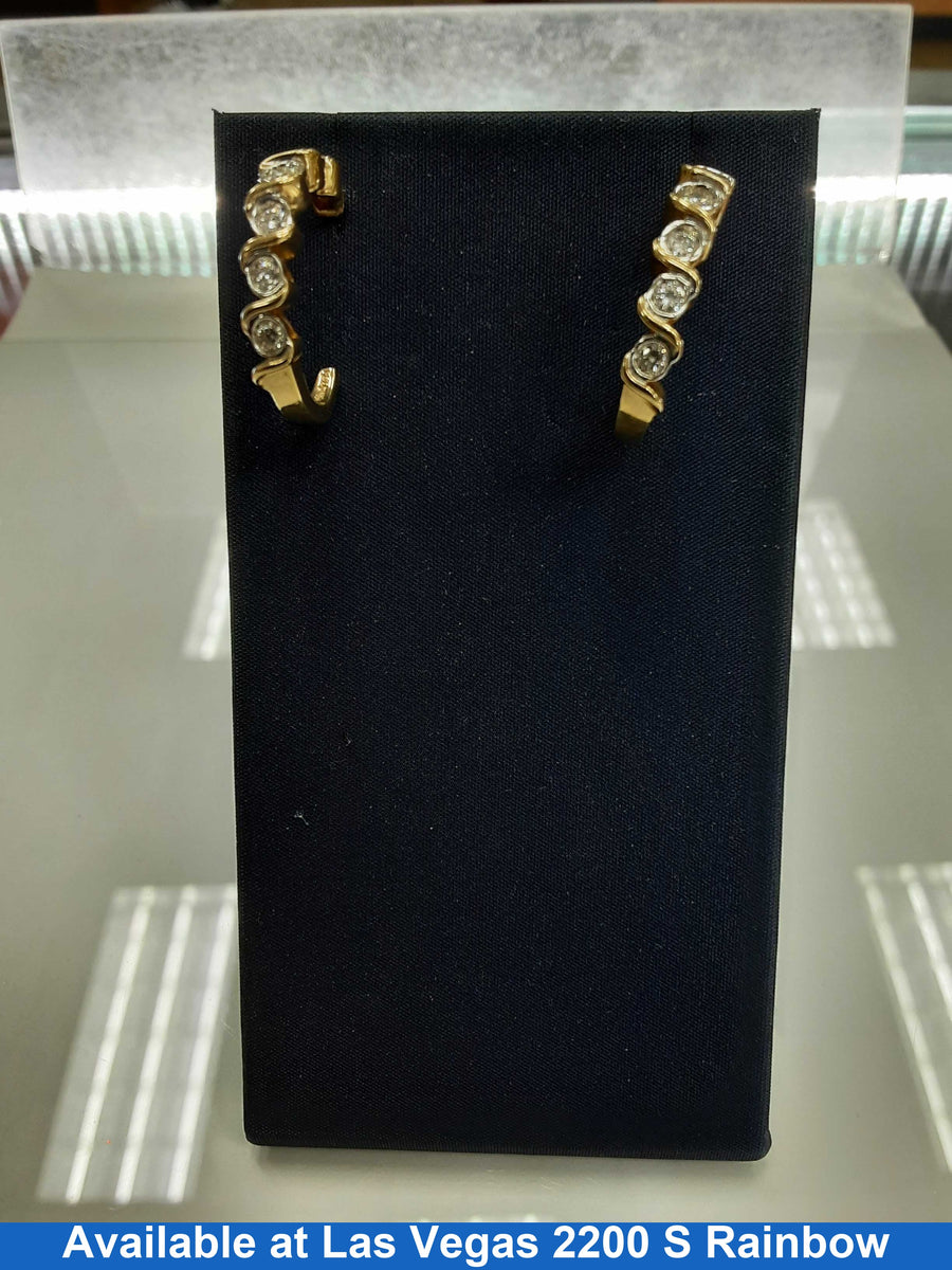 Jacket Earrings - Yellow Gold 14k (.585) 5.9 grams