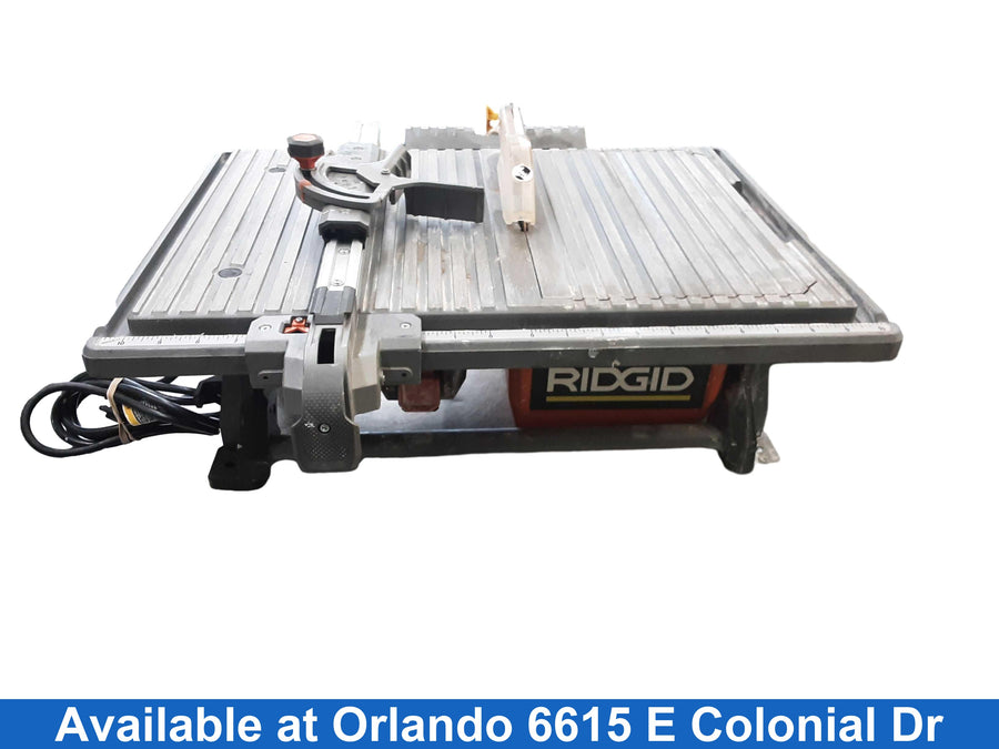 Ridgid R40211cn Orange Corded Tile Saw