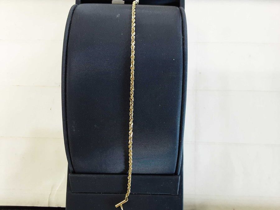 Rope Bracelet - Yellow Gold 10k (.417) 3.4 grams 7 inch