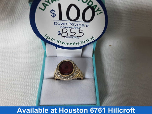 Men's Ring - Yellow Gold 14k (.585) 6 grams Size 7.5