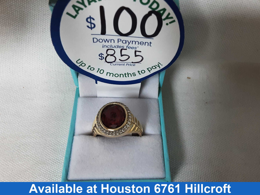 Men's Ring - Yellow Gold 14k (.585) 6 grams Size 7.5