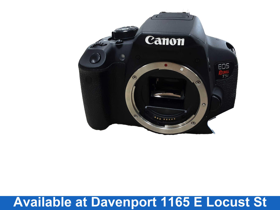 Canon Eos Rebel T5i Black Film SLR Camera