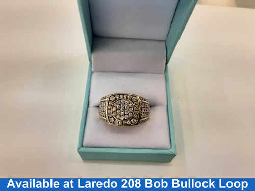 Men's Ring - Yellow Gold 10k (.417) 12 grams Size 11