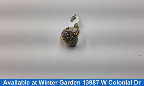 Women's Ring - Yellow Gold 10k (.417) 5.1 grams Size 8