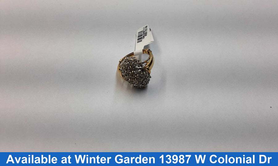 Women's Ring - Yellow Gold 10k (.417) 5.1 grams Size 8