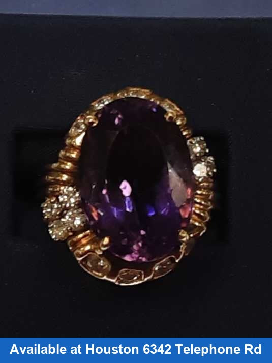 Women's Ring - Yellow Gold 14k (.585) 14.4 grams Size 8