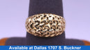 Women's Ring - Yellow Gold 10k (.417) 3.5 grams Size 10.5