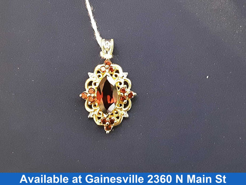 Diamond Pendant - Yellow Gold 10k (.417) 3.7 grams
