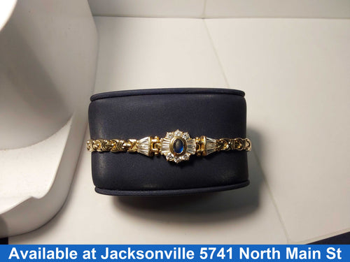 Tennis Bracelet - Yellow Gold 14k (.585) 12.2 grams 8 inch