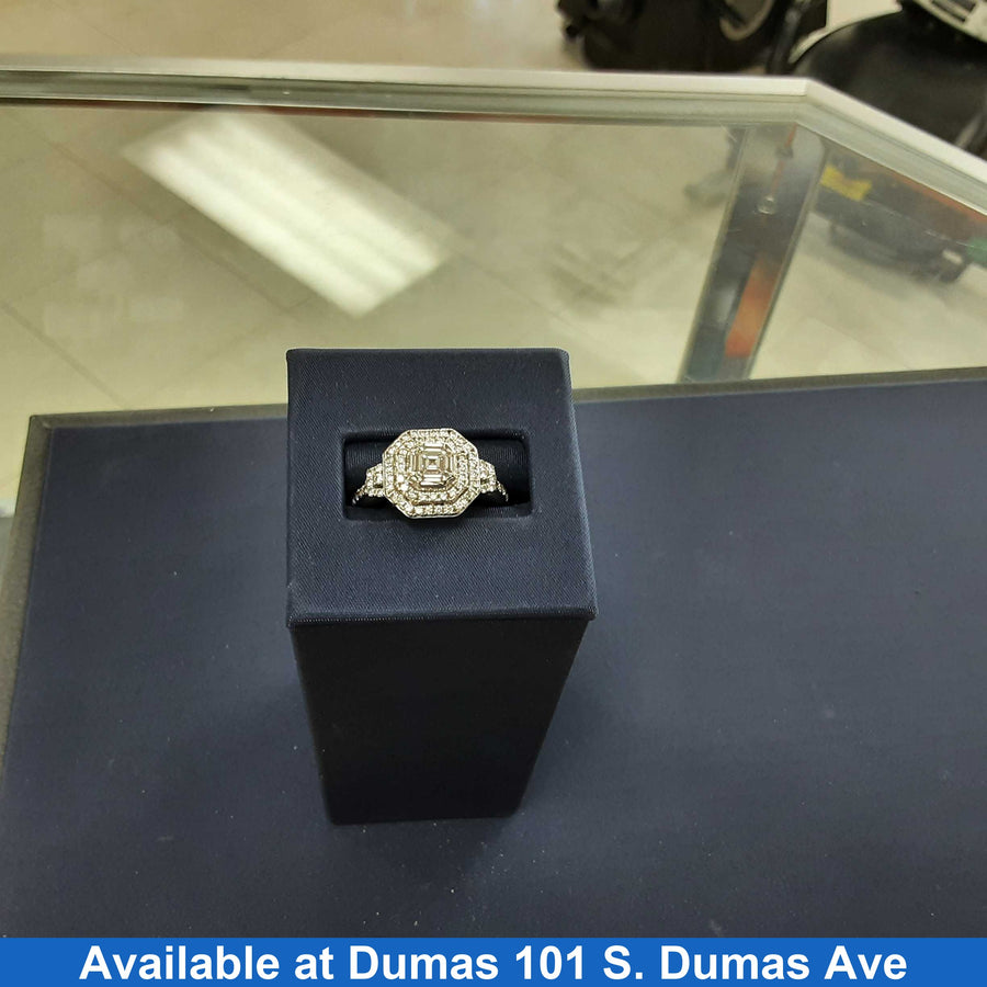 Women's Ring - White Gold 10k (.417) 4.4 grams Size 8
