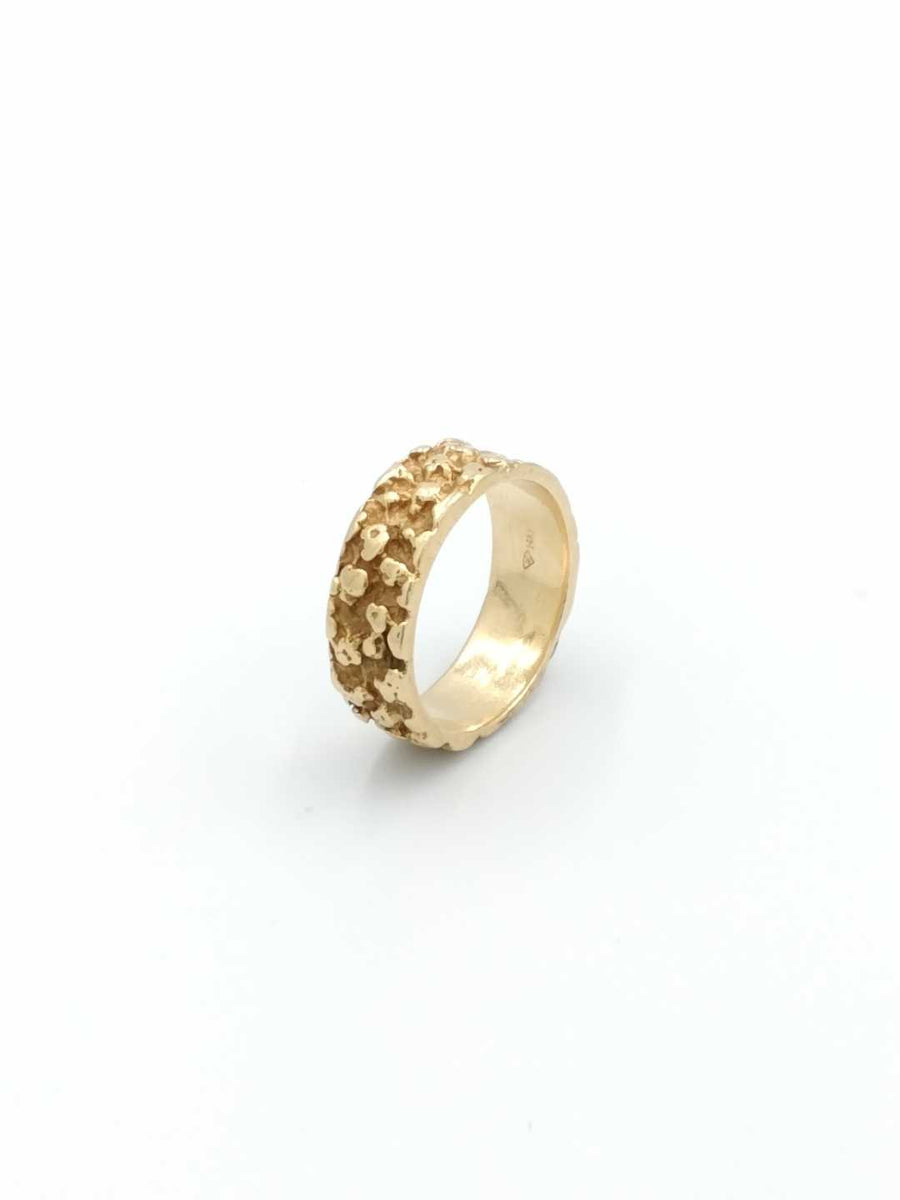 Men's Ring - Yellow Gold 14k (.585) 8.7 grams Size 10.5