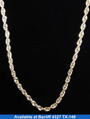 Rope Chain - Yellow Gold 10k (.417) 18.3 grams 22 inch