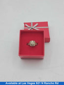 Women's Ring - Yellow Gold 10k (.417) 3.4 grams Size 20