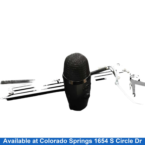 Blue A00136 Gray Corded Microphone