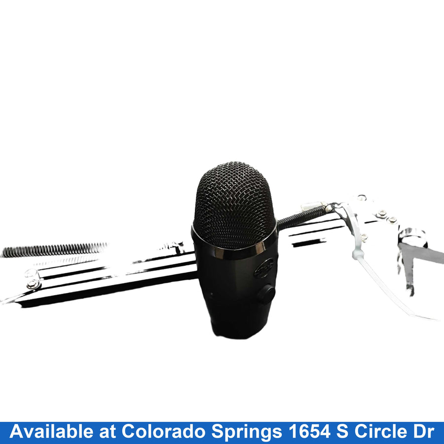 Blue A00136 Gray Corded Microphone