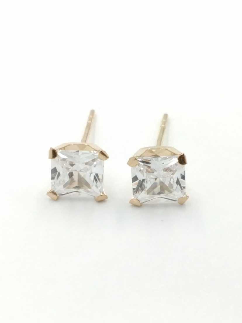 Single Stud Earring - Yellow Gold 10k (.417) 0.6 grams