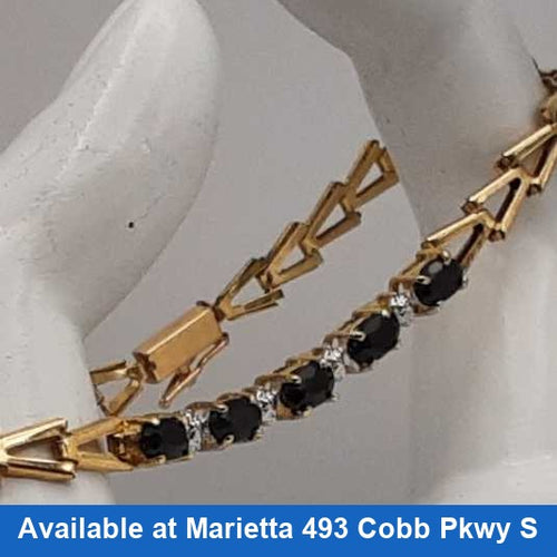 Bracelet - Yellow Gold 10k (.417) 3.8 grams 7 inch