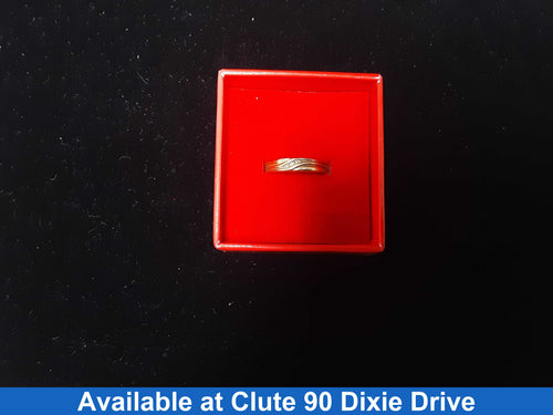 Ring - Wedding Band - Yellow Gold 10k (.417) 1.5 grams Size 5.5