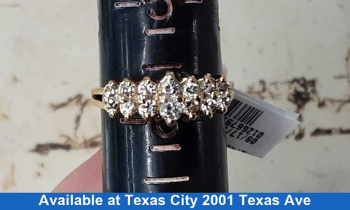 Women's Ring - Yellow Gold 14k (.585) 3.7 grams Size 5.5