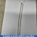 Chain - Tricolor Gold 14k (.585) 6.9 grams 18 inch