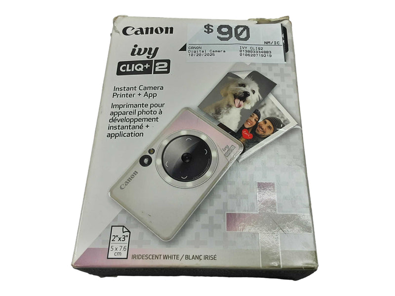 Canon Ivy Cliq2 White Digital Camera