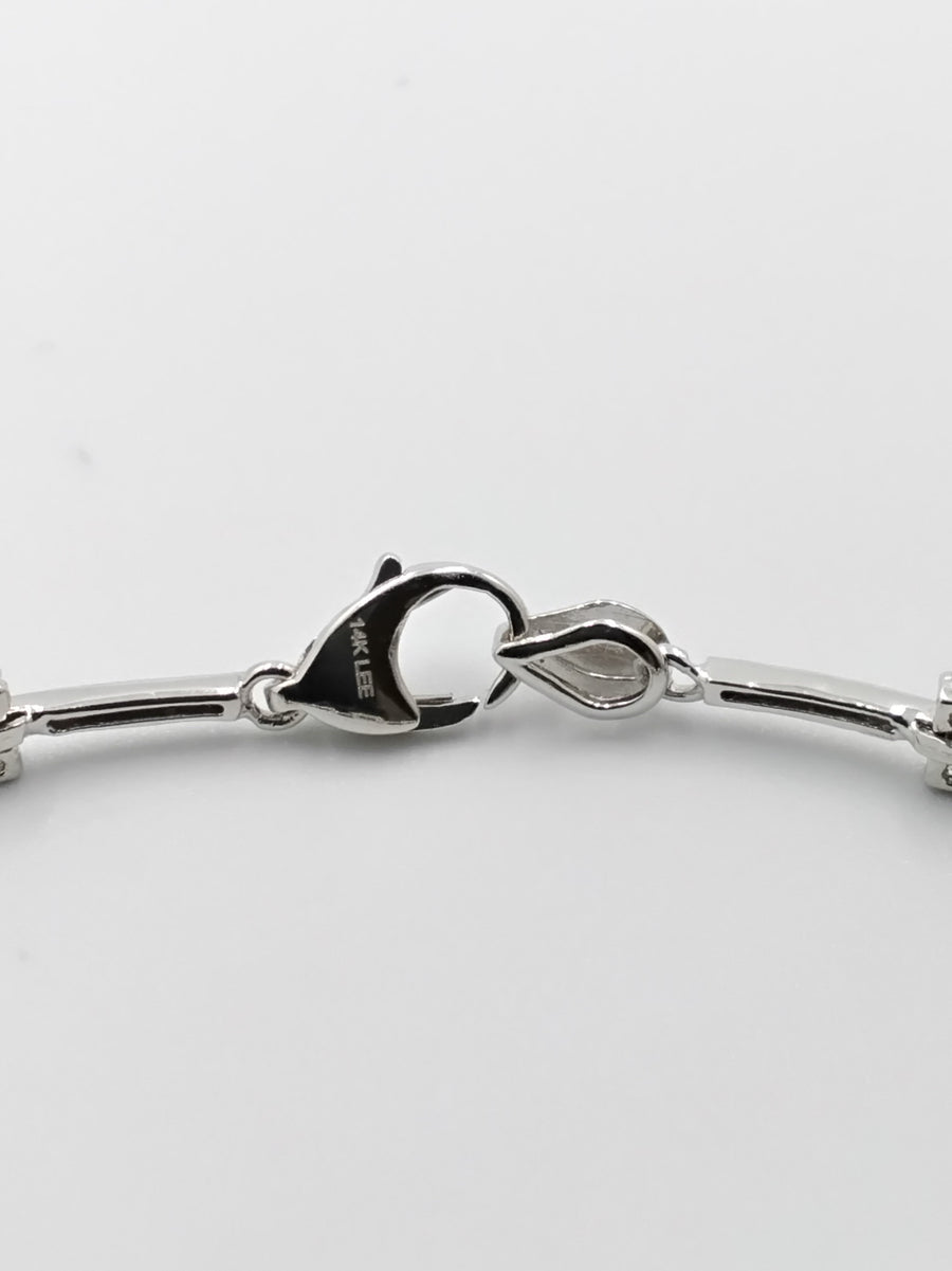 Bracelet - White Gold 14k (.585) 7.5 grams 7 inch