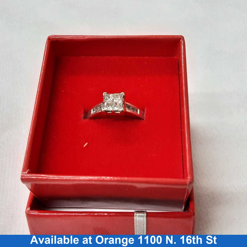 Ring - Engagement Set - White Gold 14k (.585) 4.7 grams Size 8