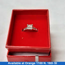 Ring - Engagement Set - White Gold 14k (.585) 4.7 grams Size 8