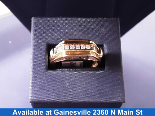 Men's Ring - Yellow Gold 10k (.417) 5.2 grams Size 9