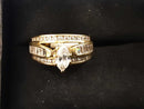 Women's Ring - Yellow Gold 10k (.417) 3.6 grams Size 7.5