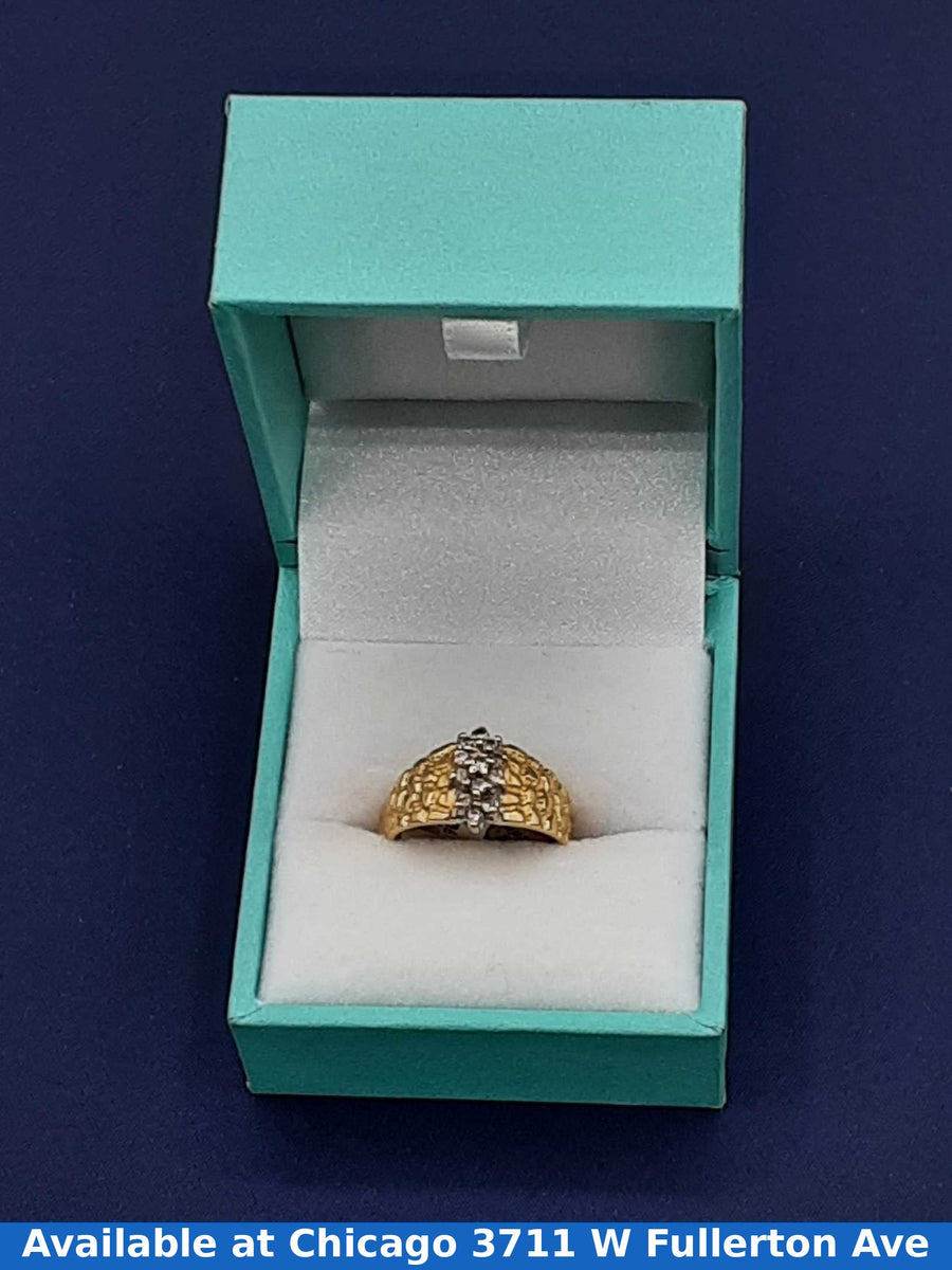 Women's Ring - Yellow Gold 14k (.585) 2.8 grams Size 4