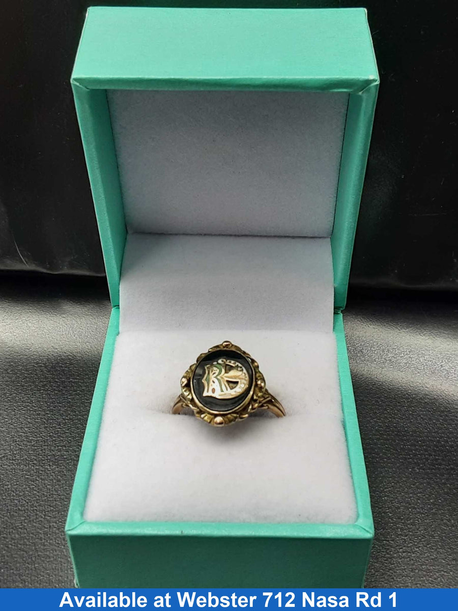 Women's Ring - Yellow Gold 10k (.417) 2.5 grams Size 6.5