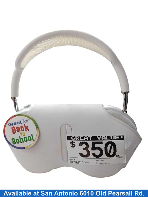 Apple Pro Max White Stereo Headphone