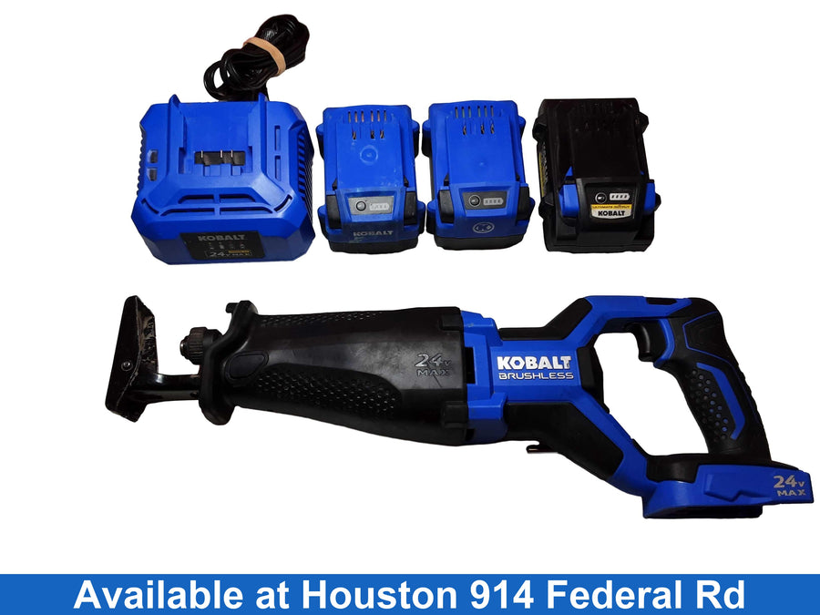 Kobalt Krs 224b-03 Blue Cordless Reciprocating Saw