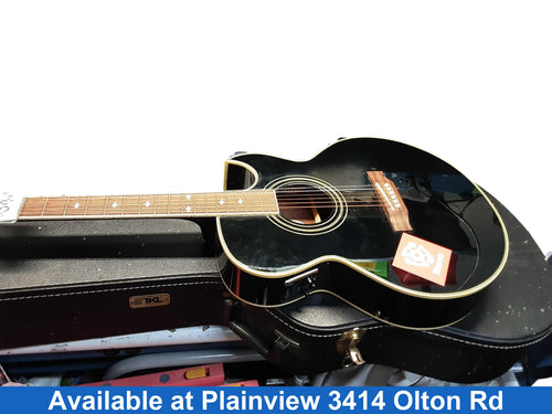Epiphone Pr5eeb Black Acoustic / Electric Classic Guitar