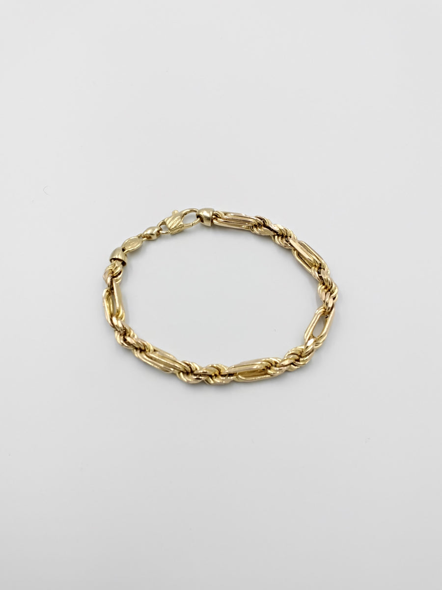 Rope Bracelet - Yellow Gold 14k (.585) 21.5 grams 9 inch