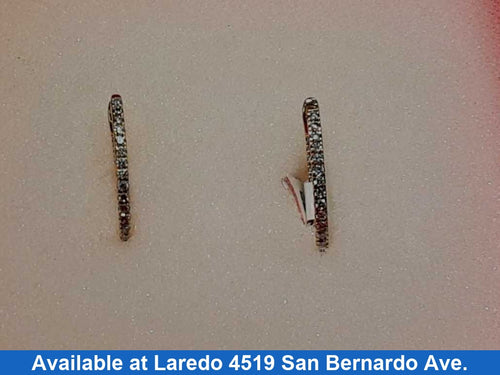 Hoop Earrings - Yellow Gold 10k (.417) 2.2 grams