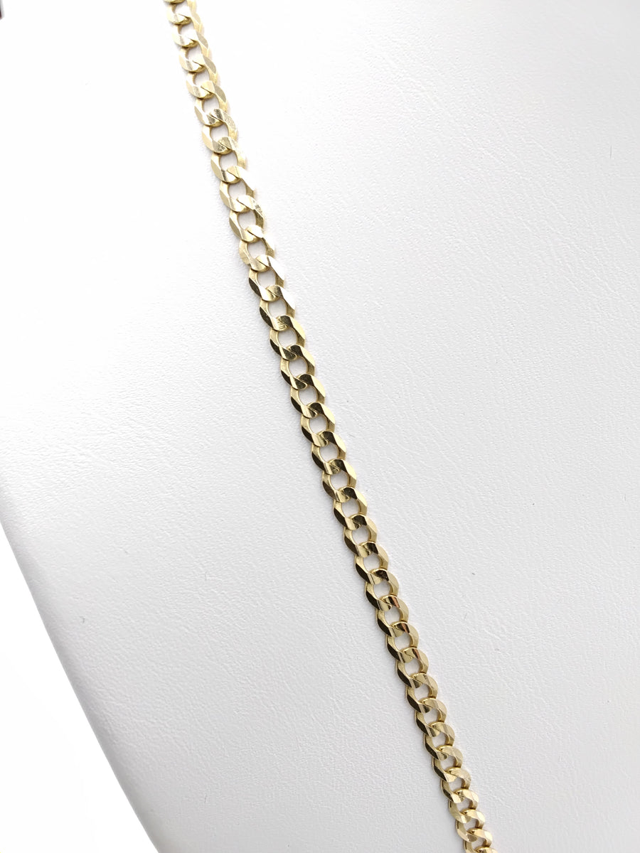 Cuban Link Chain - Yellow Gold 14k (.585) 9.25 grams 18 inch