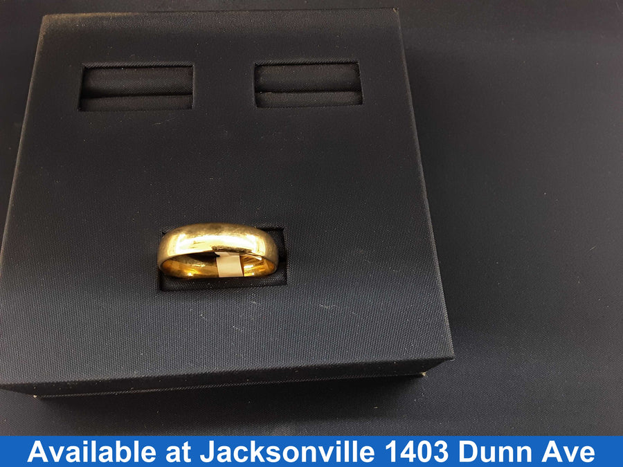 Ring - Wedding Band - Yellow Gold 10k (.417) 5.8 grams Size 10.5