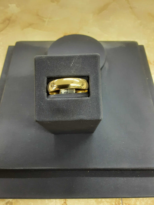 Ring - Wedding Band - Yellow Gold 14k (.585) 6 grams Size 20
