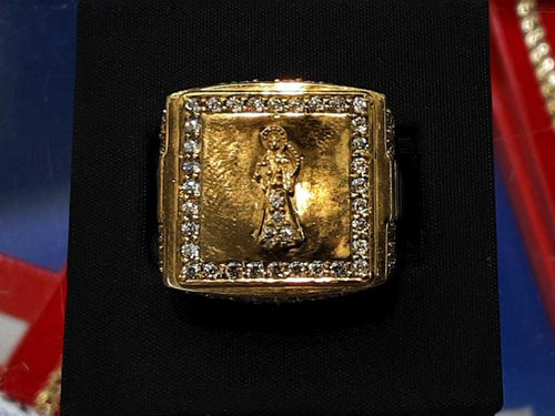 Men's Ring - Yellow Gold 10k (.417) 5 grams Size 6.5